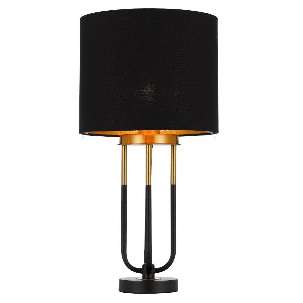 Negas White/Antique Gold or Black/Antique Gold Table Lamp