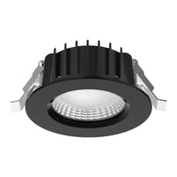 Thumbnail for neo pro round 13w recessed dimmable led tricolour neo pro 13 rec blk