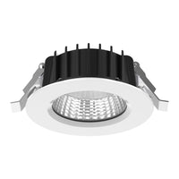 Thumbnail for NEO-PRO Round 13W 0-10V Recessed Dimmable LED Tricolour IP65 Downlight - White