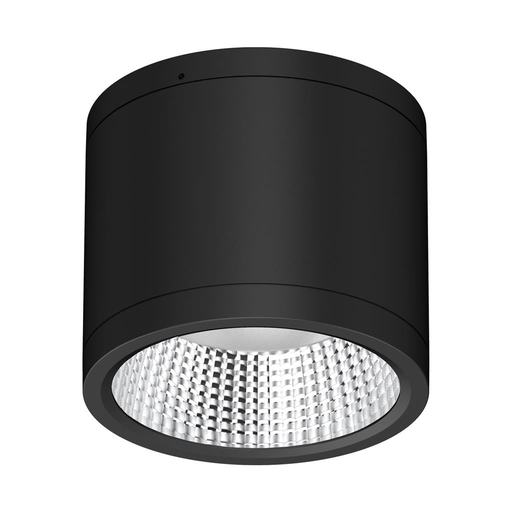 neo pro round 25w surface mount dimmable led neo pro 25 sm blk