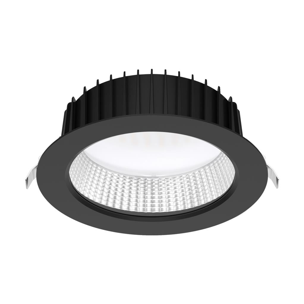 neo pro round 35w recessed dimmable led tricolour neo pro 35 rec blk