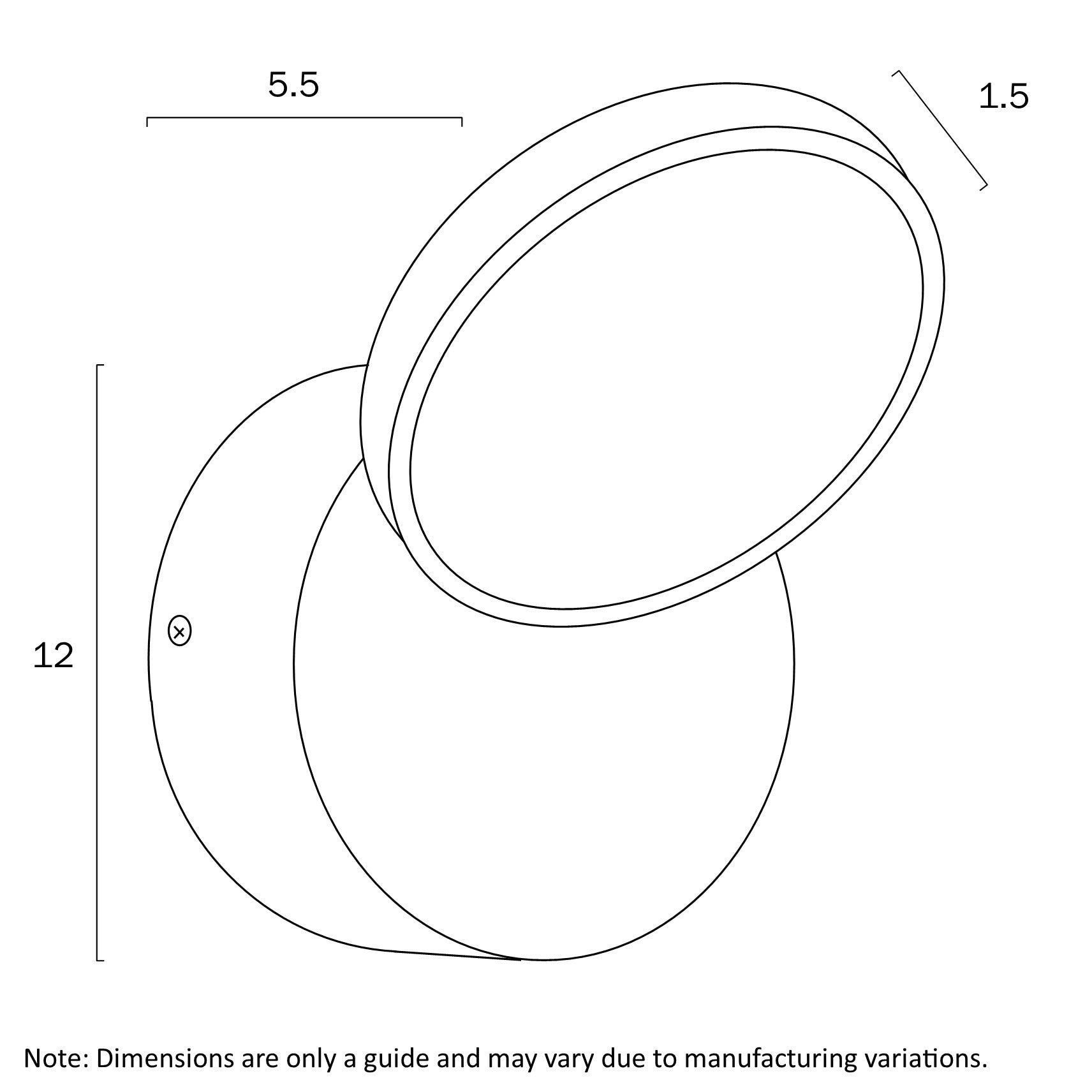 Netra Black or Black/Gold 15W CCT Tilt Surface LED Downlight