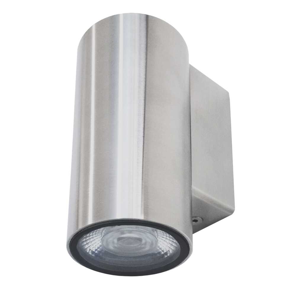 New Bondi II Aluminium Stainless 5W 3CCT IP65 Fixed Down Wall Light