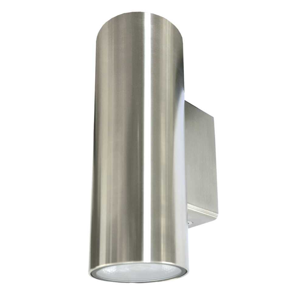 New Bondi II Aluminium Stainless 2 X 5W 3CCT IP65 Up/Down Wall Light