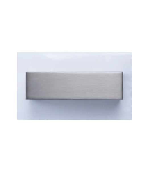 NEW YORK: City Series LED Interior Satin Nickel With Clear Acrylic Border Rectangular Wall Light