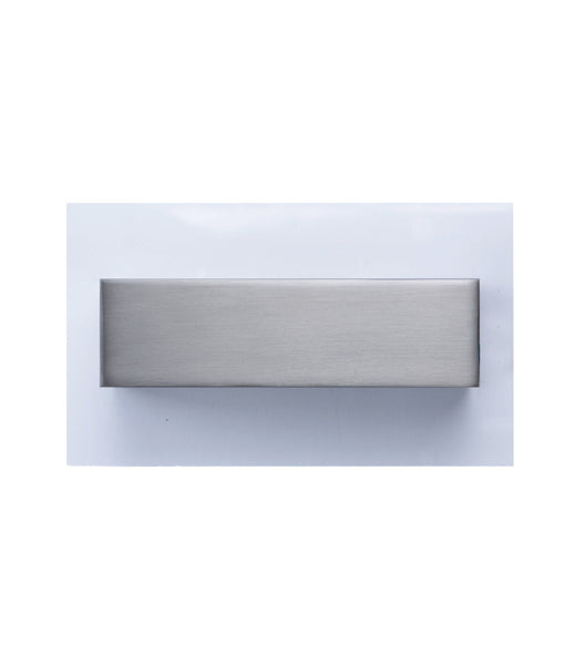 NEW YORK: City Series LED Interior Satin Nickel With Clear Acrylic Border Rectangular Wall Light