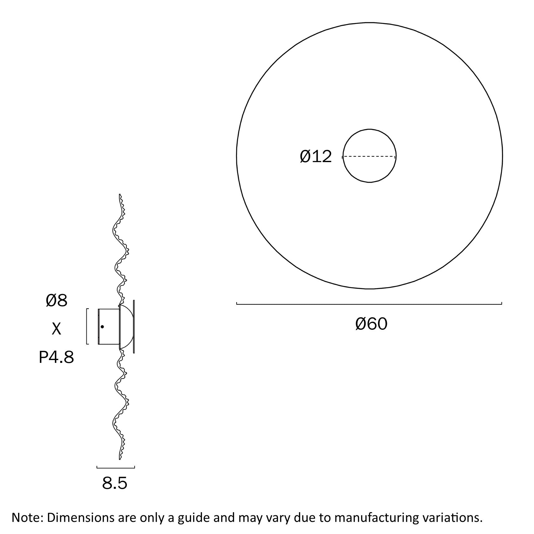 Niro Felt 5W 3000K Wall Light - 4 Colour Combinations