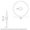 Niro Felt 5W 3000K Wall Light - 4 Colour Combinations