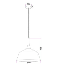 Thumbnail for NORDIC5-6 Pendant Light Dimensions