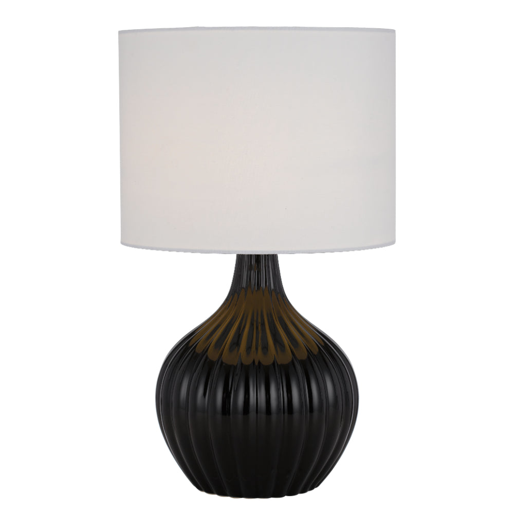 Nord Cream/Cream, Blue/White or Black/White Table Lamp