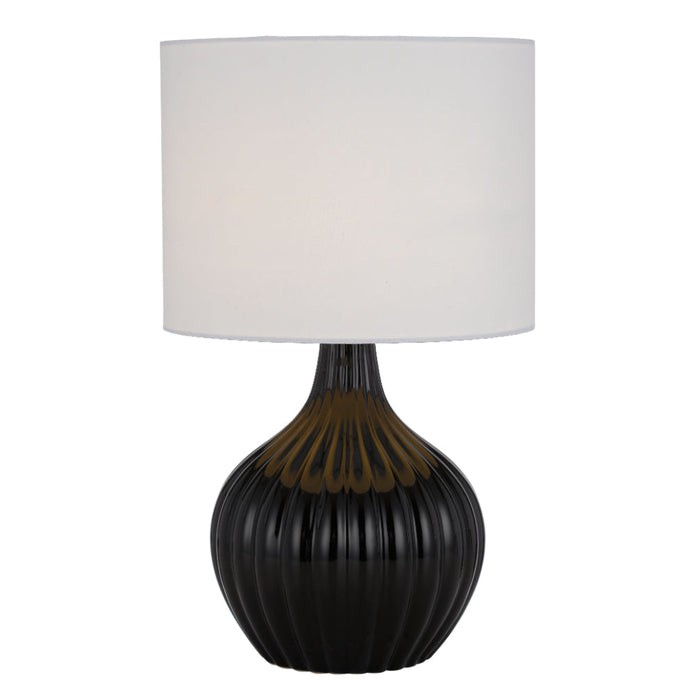 Nord Cream/Cream, Blue/White or Black/White Table Lamp