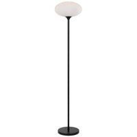 Thumbnail for Nori Floor Lamp in Matt Black with Opal Glass