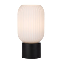 Thumbnail for Nori Table Lamp in Matt Black with Opal Glass