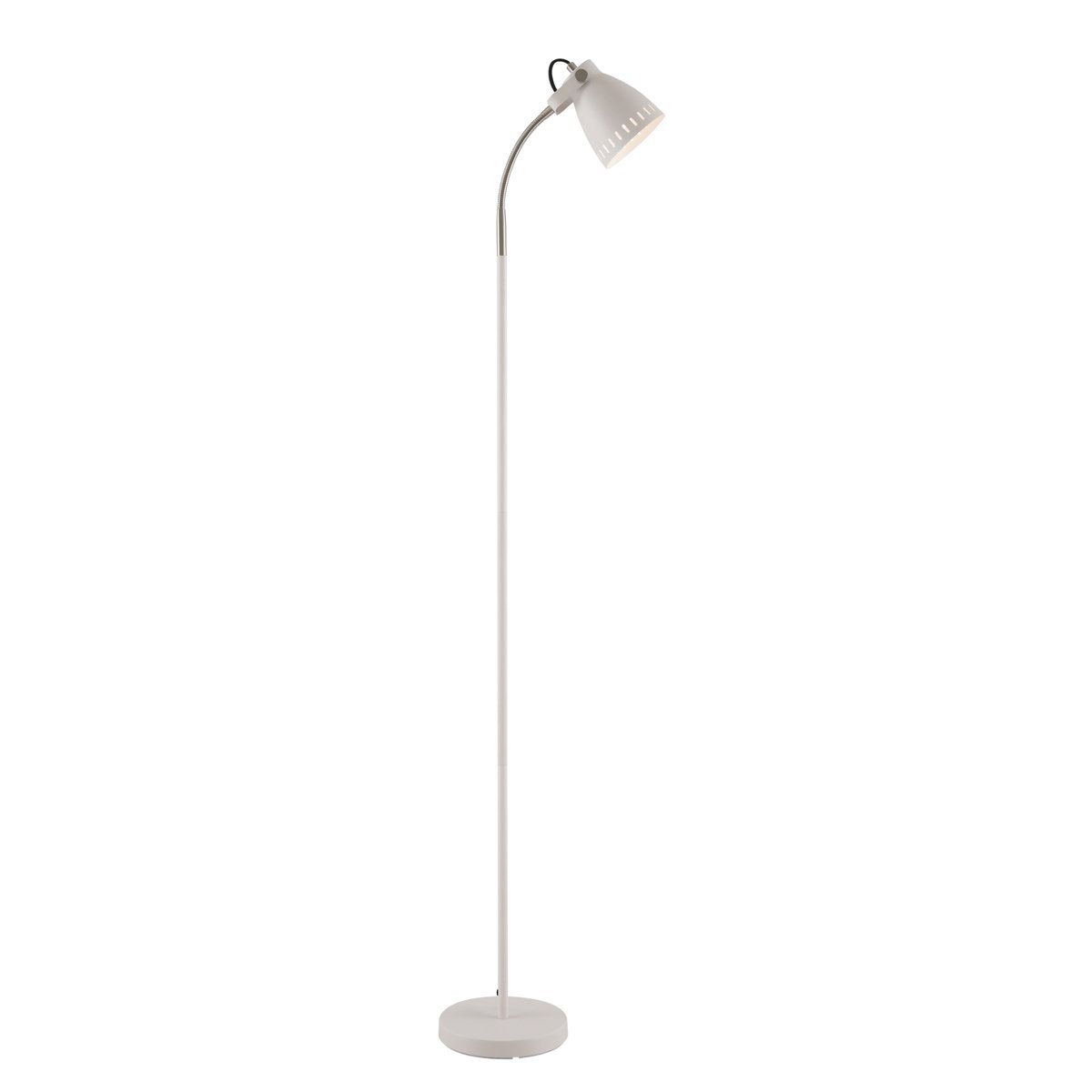 Nova Adjustable Floor Lamp in White