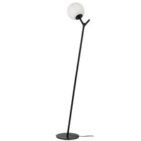 Thumbnail for Ohh Floor Lamp in Black with Opal Glass