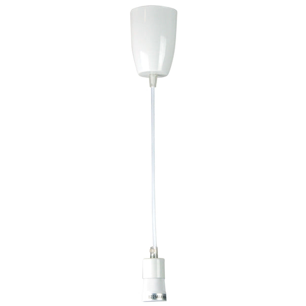 Peg 30 White 30cm DIY Suspension B22 White