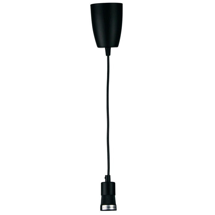 Peg 50 Black 50cm DIY Suspension B22 Black