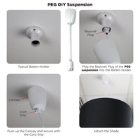 Thumbnail for Peg.30 Black DIY Suspension