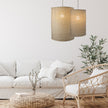 Boheme 30 Flax Linen Pendant Shade Only