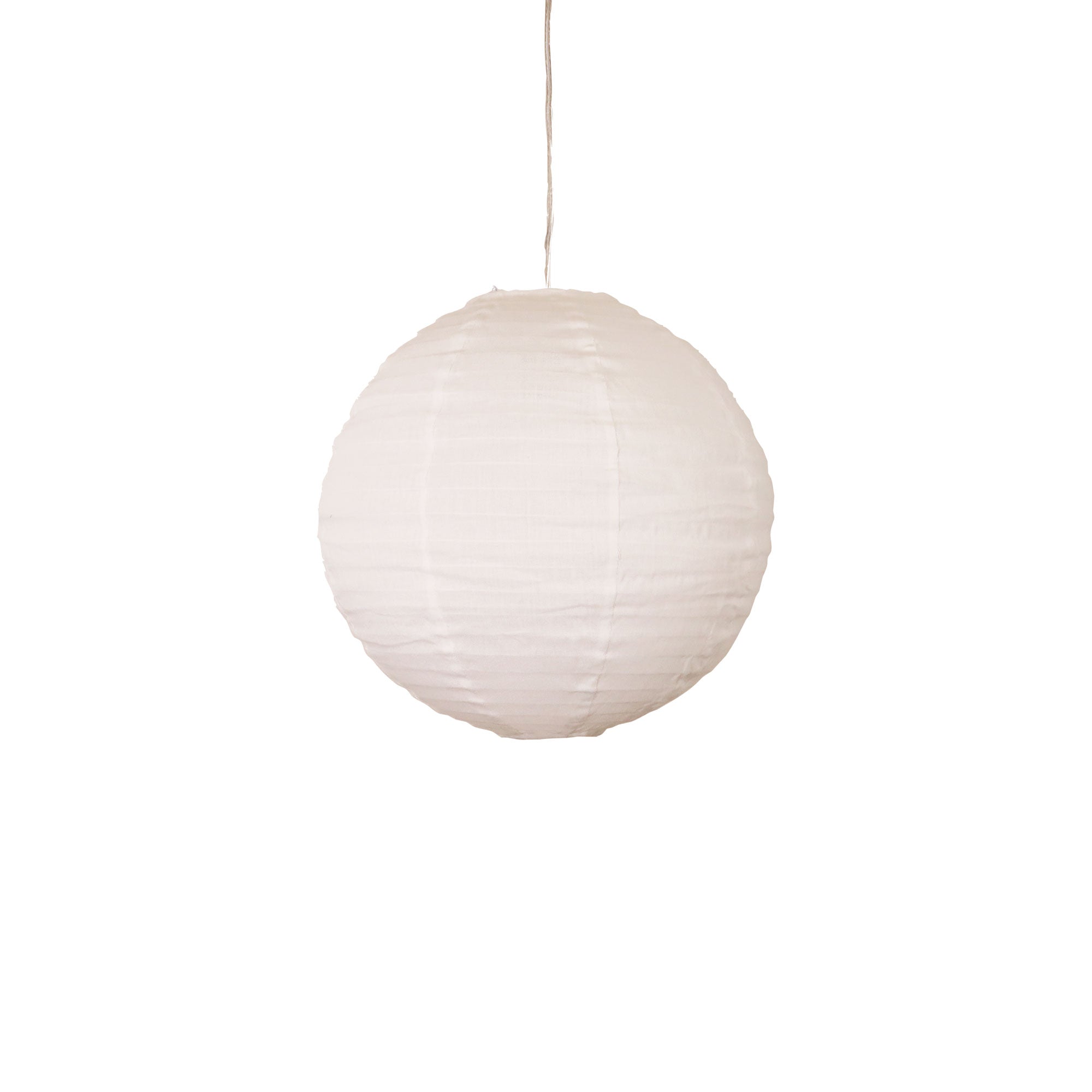 Kanto 40 Round White Linen Shade Only