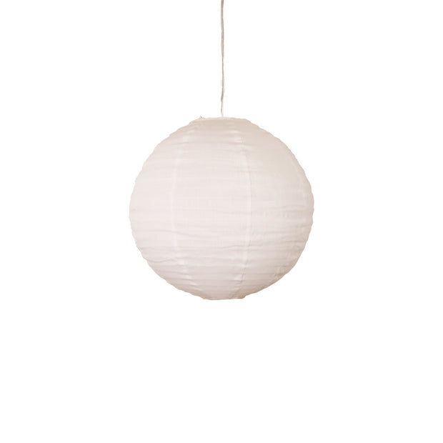 Kanto 40 Round White Linen Shade Only