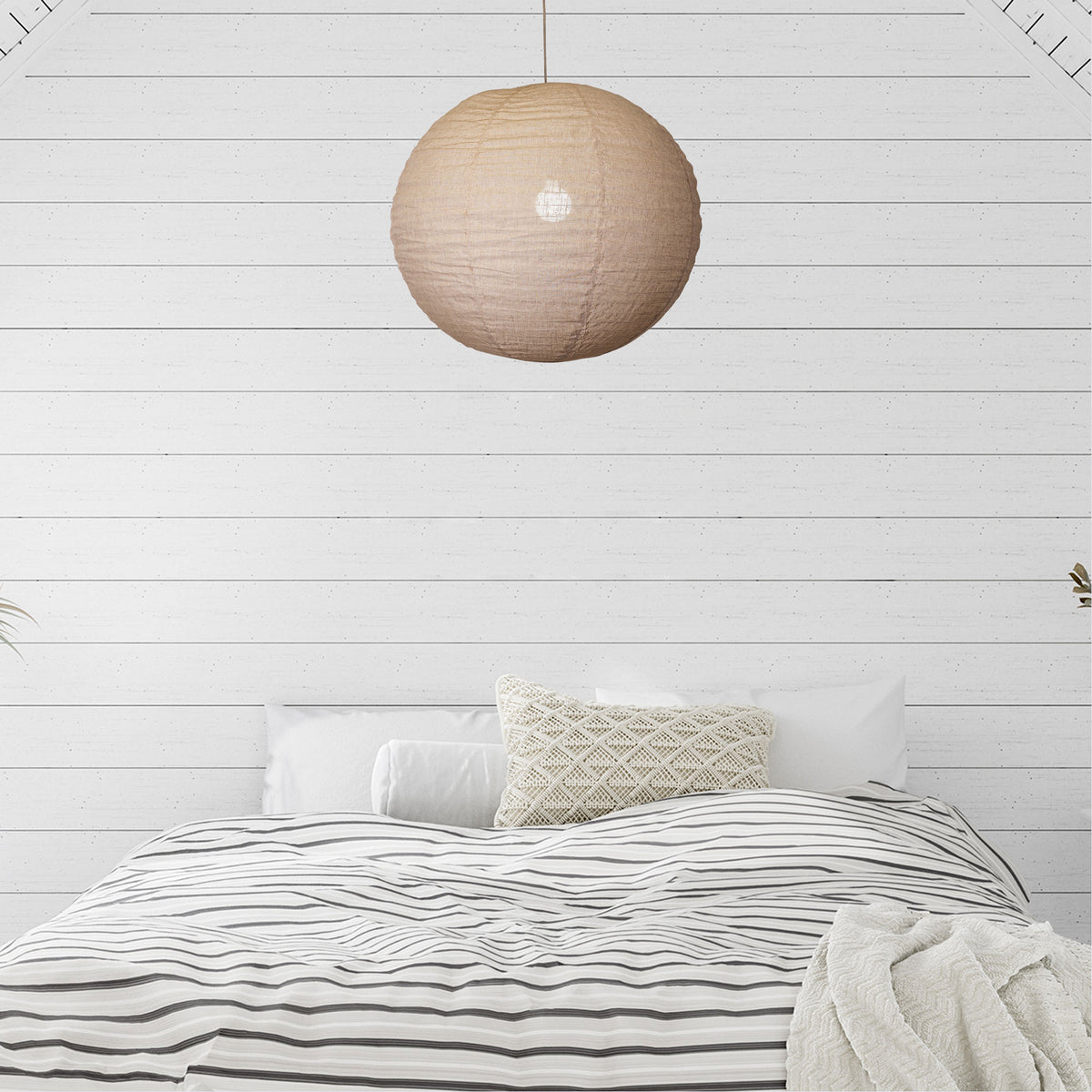 Kanto 80 Flax Linen Pendant Shade Only