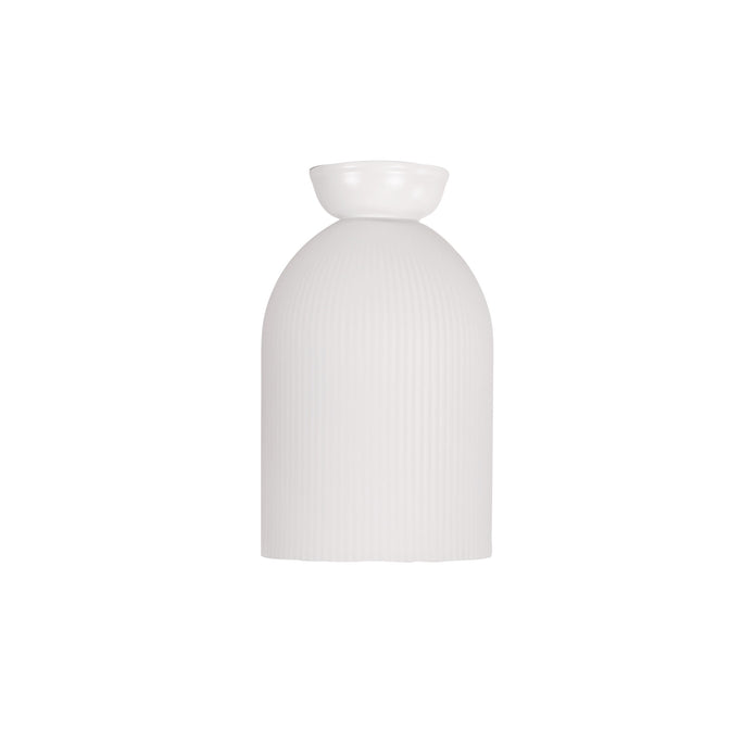 Arley White & Opal Ribbed Glass DIY