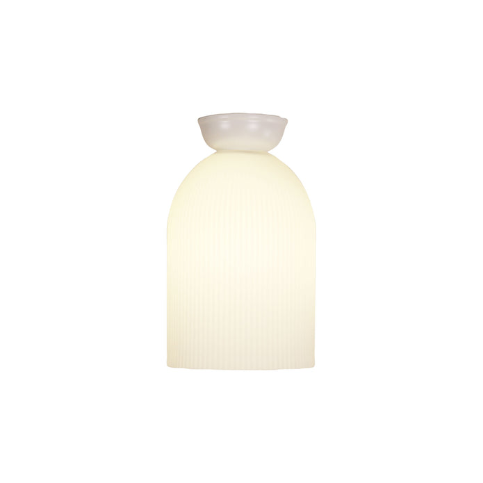 Arley White & Opal Ribbed Glass DIY