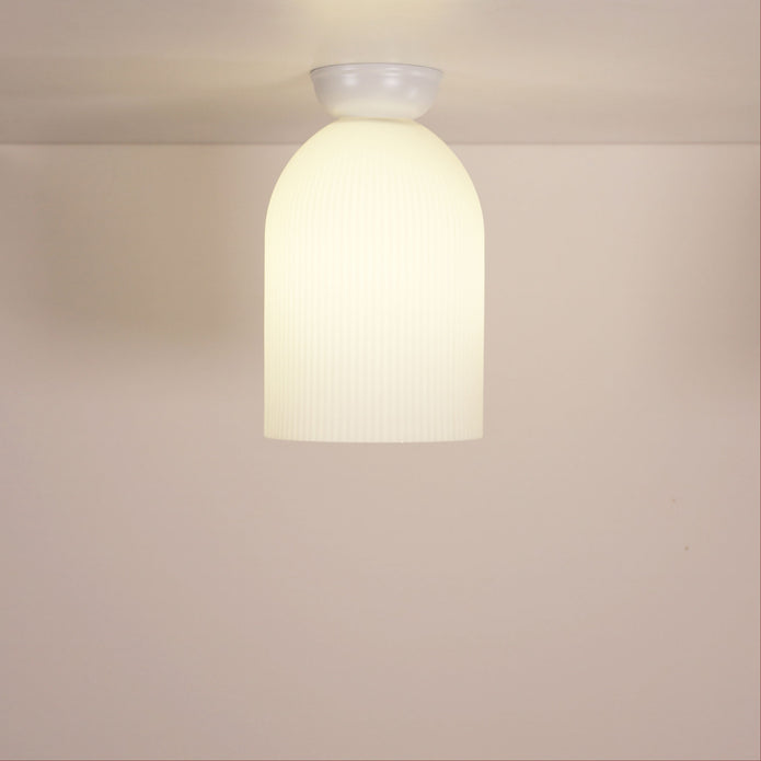 Arley White & Opal Ribbed Glass DIY