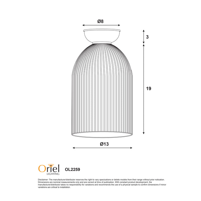 Arley White & Opal Ribbed Glass DIY
