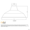 Warehouse 27 Black Industrial Vintage Pendant Shade Only