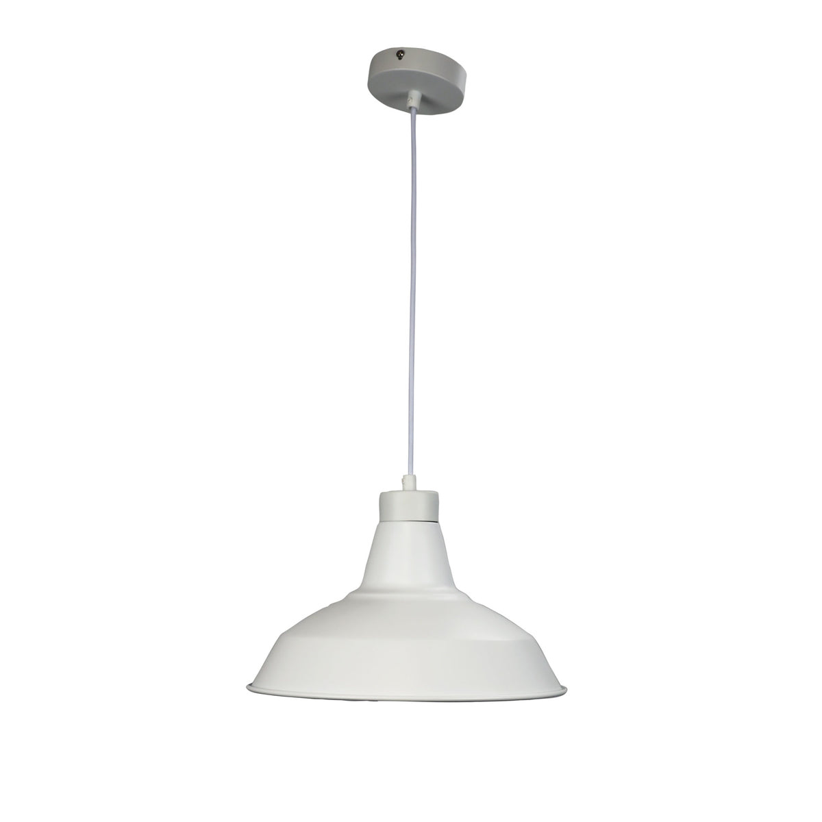Warehouse 31 White Industrial Vintage Pendant Shade Only