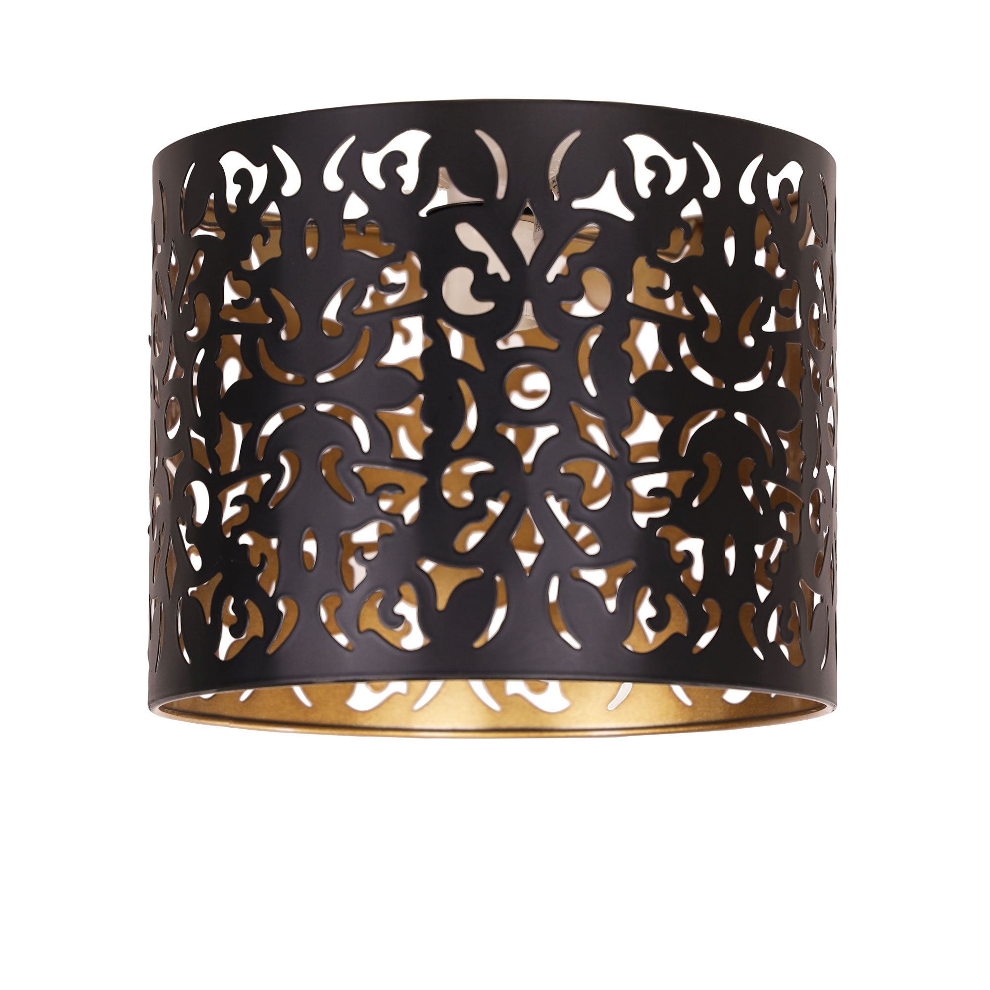 Vicky 25cm Laser Cut Metal DIY Ceiling Light With Copper Inner