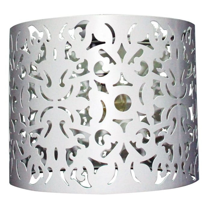 Vicky 25cm Laser Cut Metal DIY Ceiling Light White