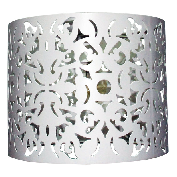 Vicky 25cm Laser Cut Metal DIY Ceiling Light White