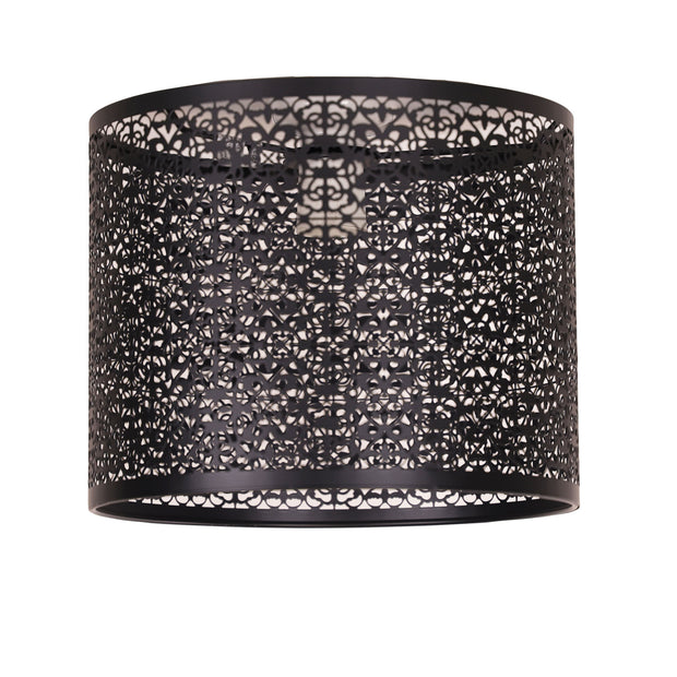 Bursa Laser Cut Metal DIY Ceiling Light Black