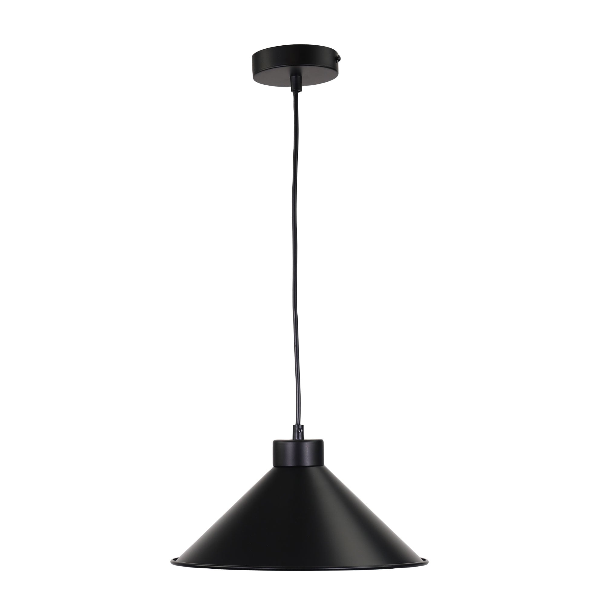 Victoriana.30 Black Traditional Metal Pendant Shade Only