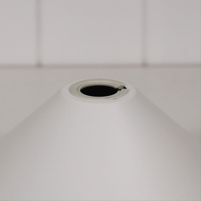 Victoriana 30 White Traditional Metal Pendant Shade Only