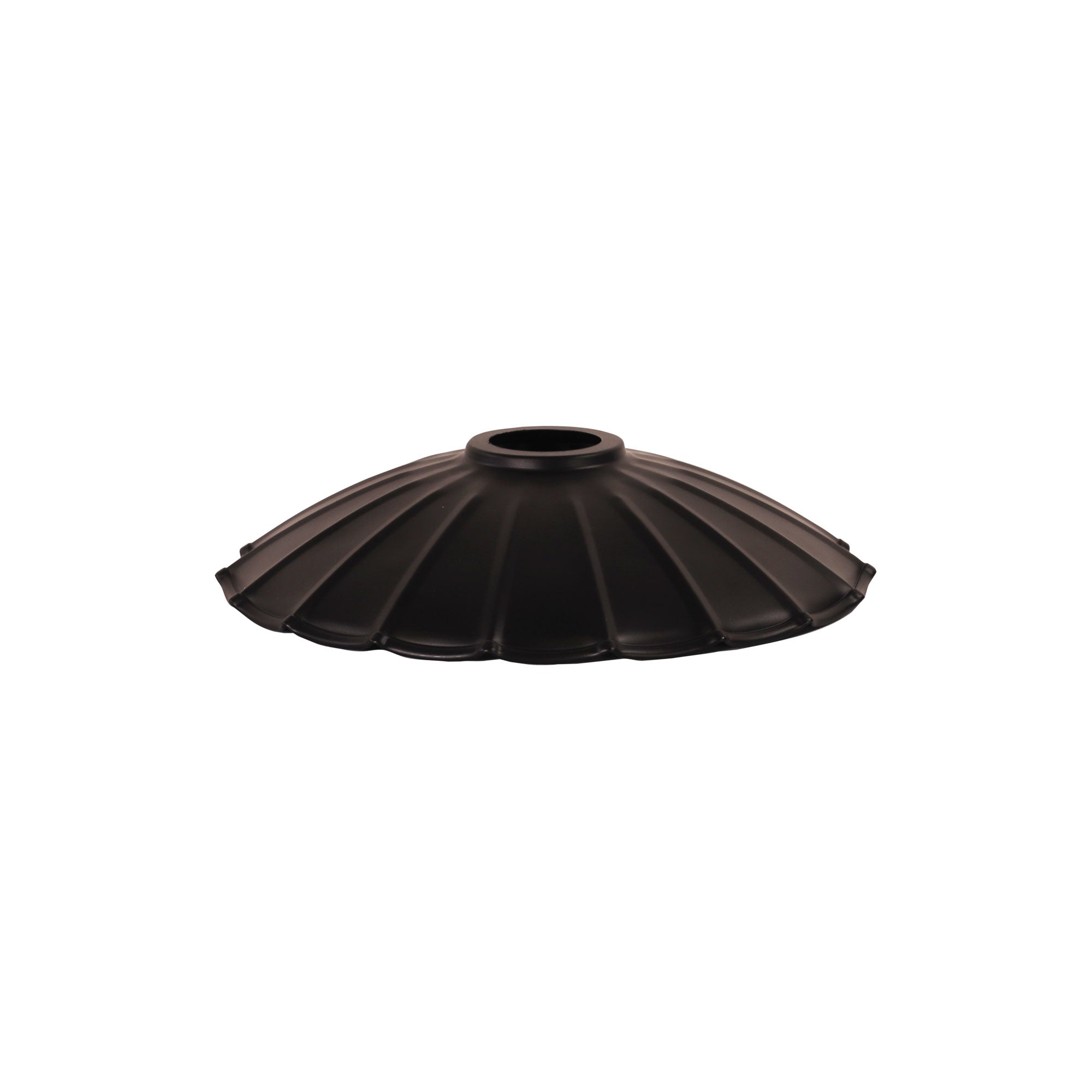 Brolli 25 Black 25cm Pleated Metal Shade