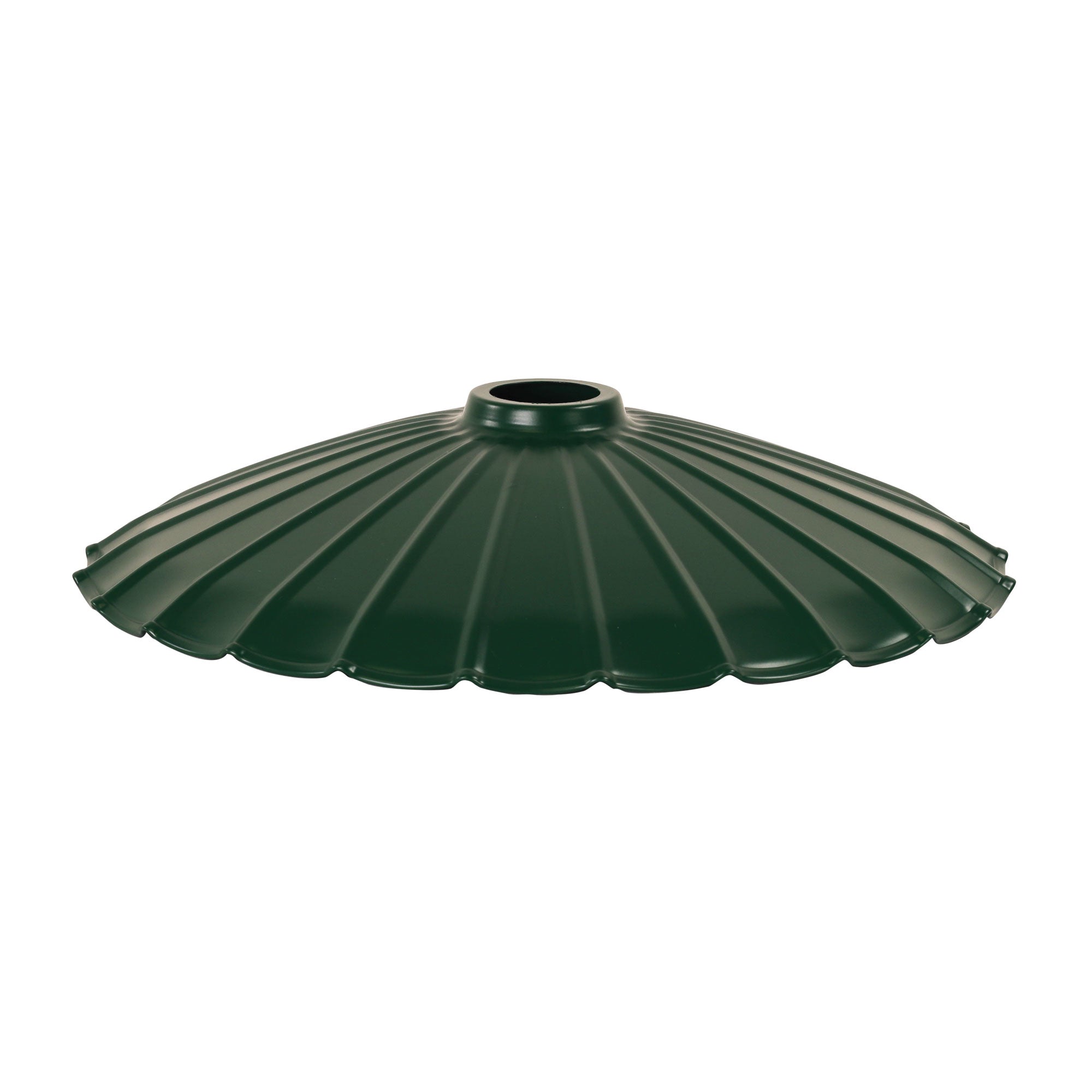 Brolli 35 Green 36cm Pleated Metal Shade