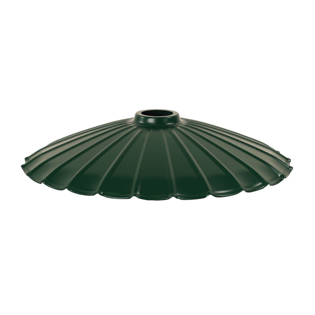 Brolli 35 Green 36cm Pleated Metal Shade