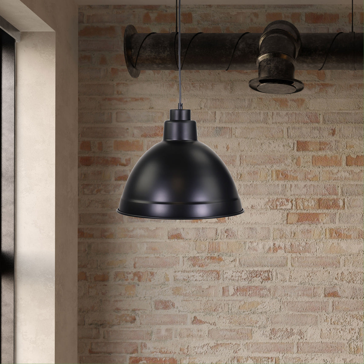 Yard 35 Black Industrial Style Pendant Shade Only