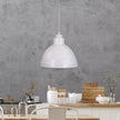 Yard 35 White Industrial Style Pendant Shade Only