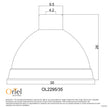 Yard 35 Black Industrial Style Pendant Shade Only