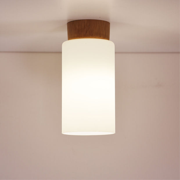Nina Opal Glass & Timber DIY Shade