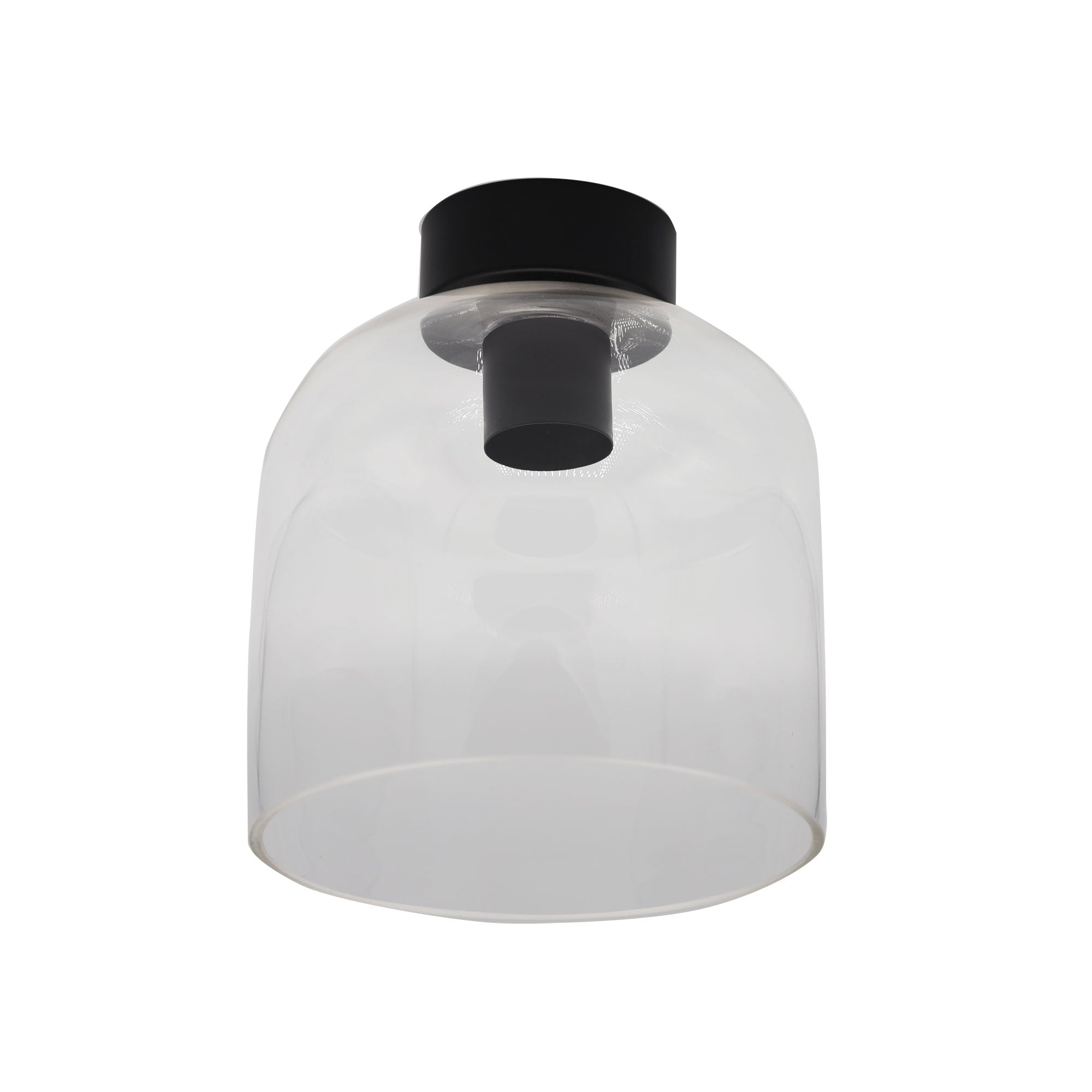 Burton Black DIY Metal &Amp; Glass DIY Shade