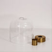 Burton Brass & Clear Glass DIY Shade