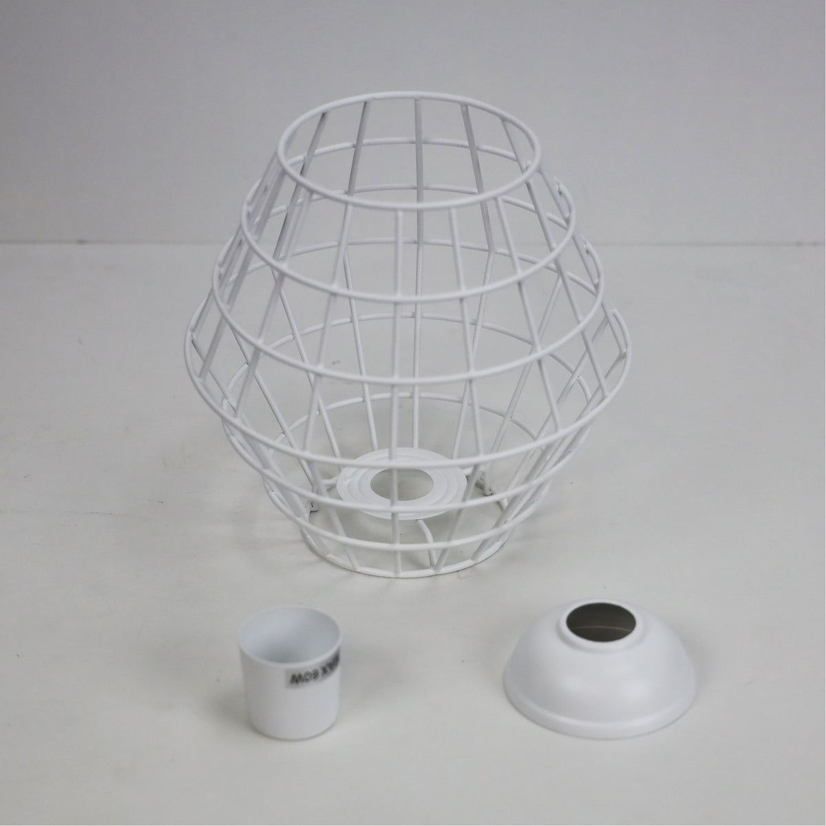 Maci 18 White Wire Retro Industrial DIY Shade