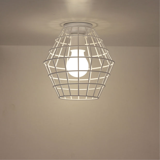 Maci 18 White Wire Retro Industrial DIY Shade