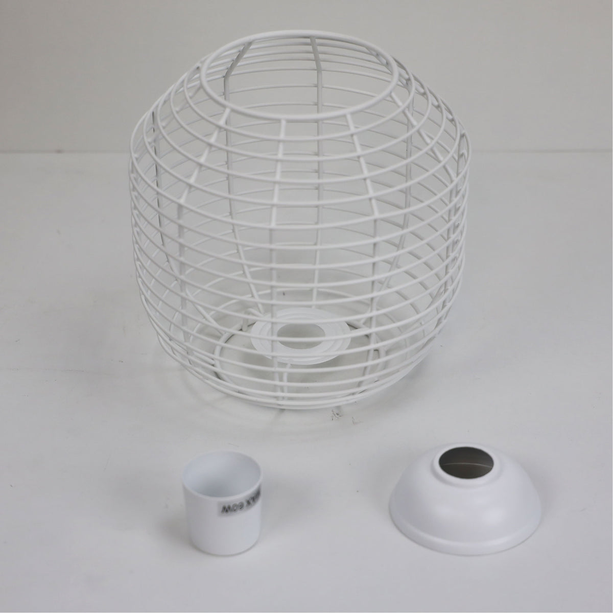 Eve 18 White Wire Retro Industrial DIY Shade